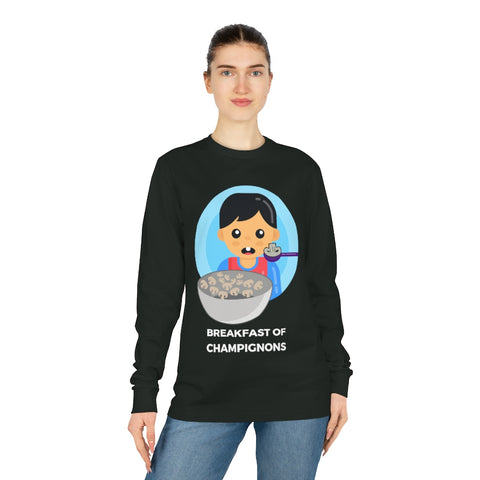 "Breakfast of Champignons" Unisex Long Sleeve Tee